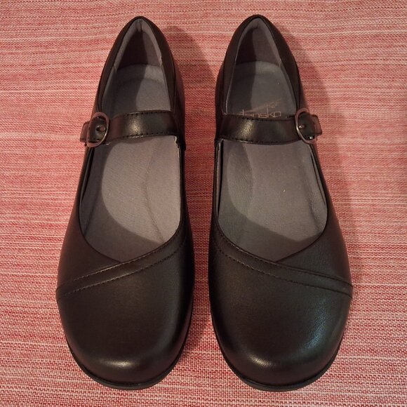 Dansko Fawna Mary Jane Flats Black Size 37 W (6.5-7) - Picture 1 of 12